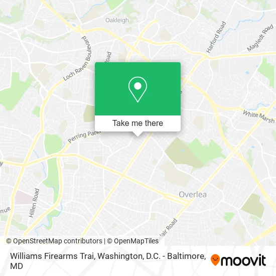 Williams Firearms Trai map