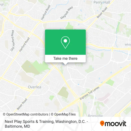 Next Play Sports & Training map