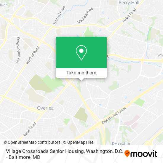 Mapa de Village Crossroads Senior Housing