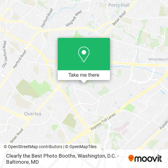 Clearly the Best Photo Booths map