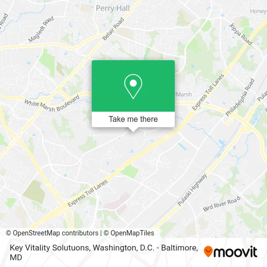 Key Vitality Solutuons map