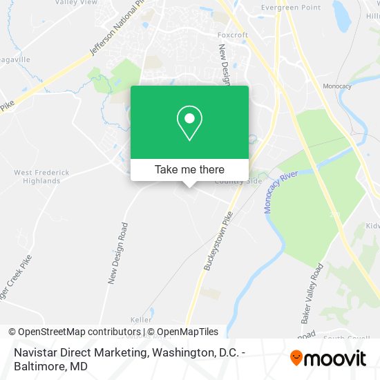Navistar Direct Marketing map