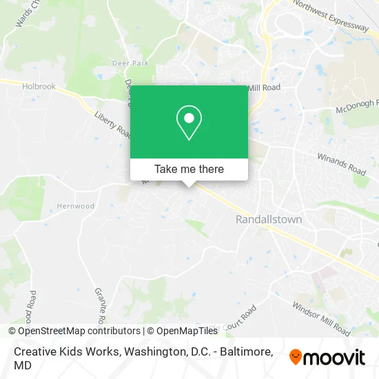 Creative Kids Works map