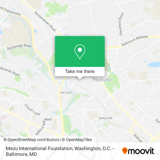 Mezu International Foundation map