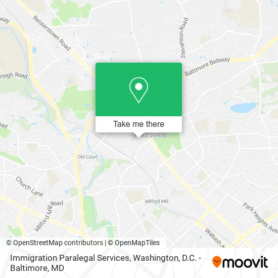 Mapa de Immigration Paralegal Services