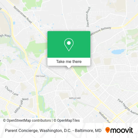 Parent Concierge map