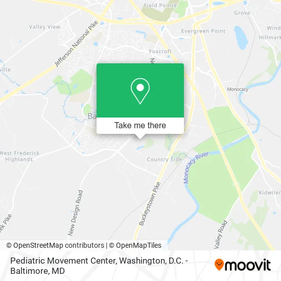 Pediatric Movement Center map