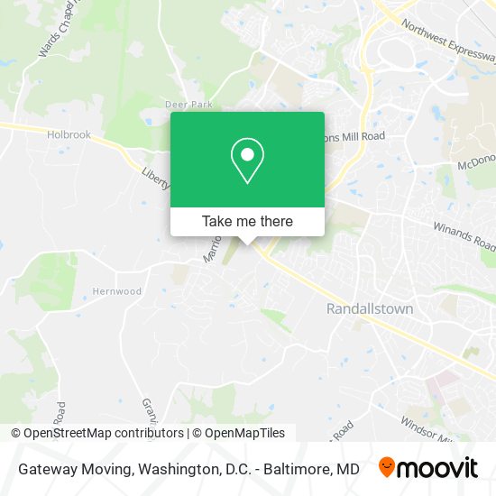 Mapa de Gateway Moving