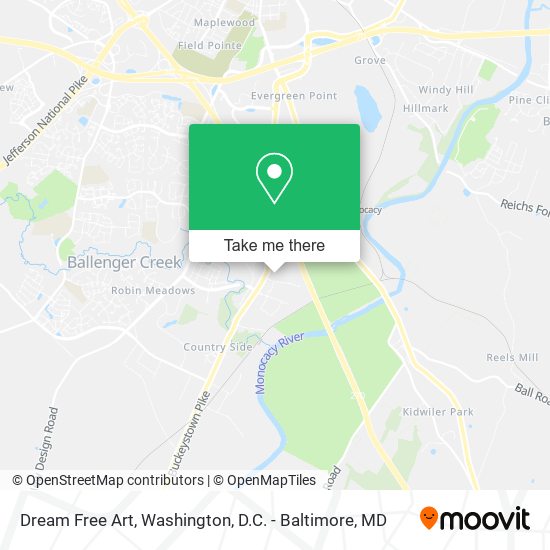 Dream Free Art map