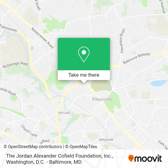 The Jordan Alexander Cofield Foundation, Inc. map