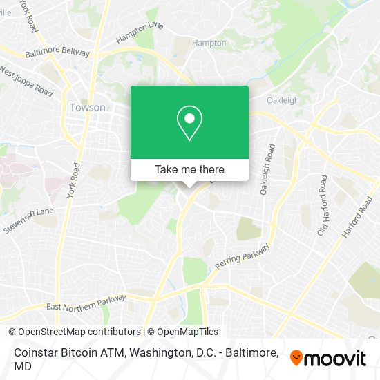 Mapa de Coinstar Bitcoin ATM