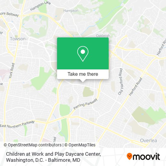 Mapa de Children at Work and Play Daycare Center