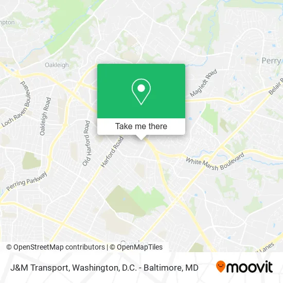 J&M Transport map