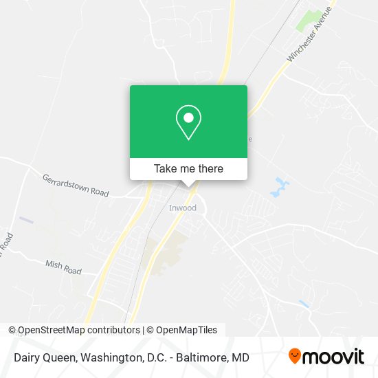 Dairy Queen map