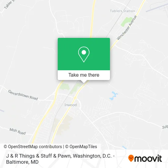 J & R Things & Stuff & Pawn map