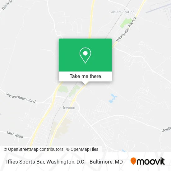 Iffies Sports Bar map