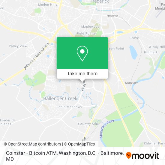 Mapa de Coinstar - Bitcoin ATM