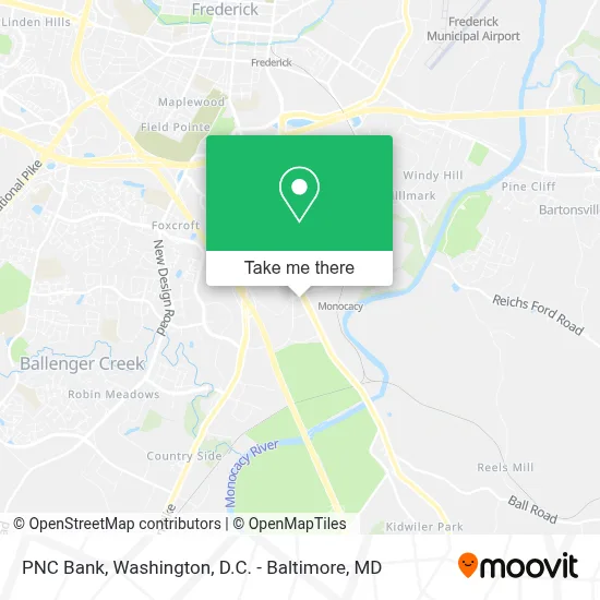 PNC Bank map