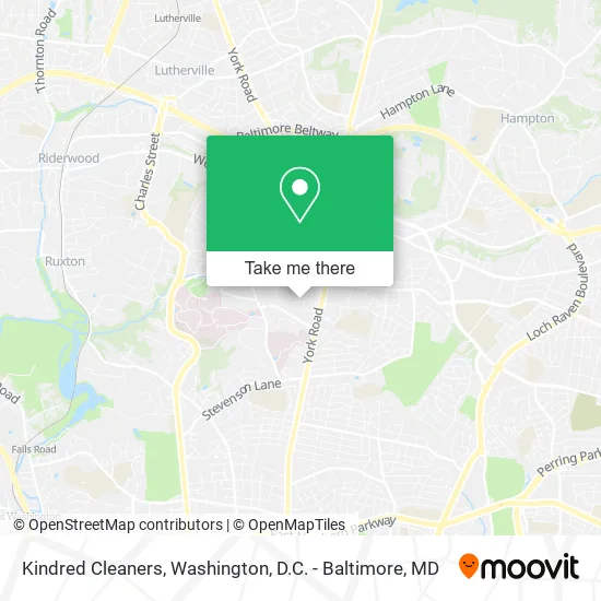 Kindred Cleaners map