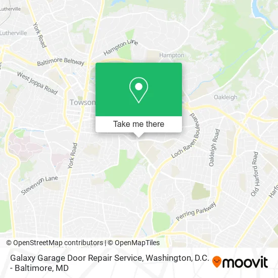 Galaxy Garage Door Repair Service map