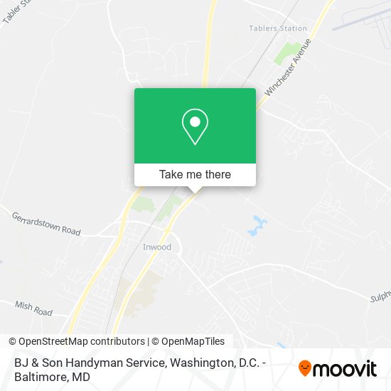 BJ & Son Handyman Service map
