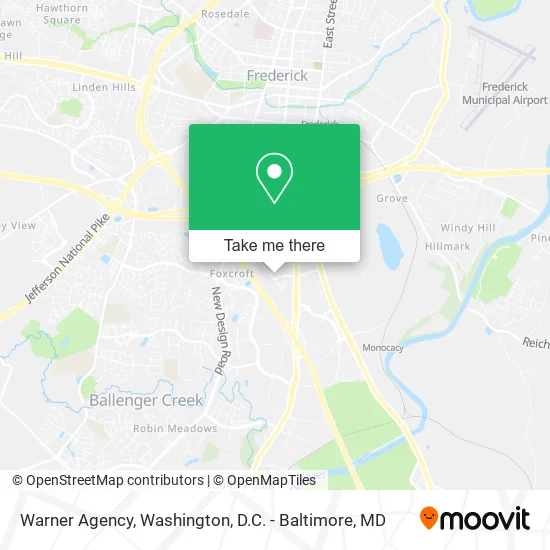 Warner Agency map