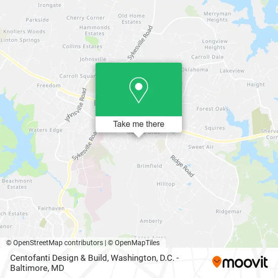 Centofanti Design & Build map