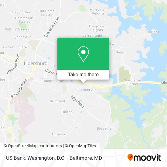 Mapa de US Bank