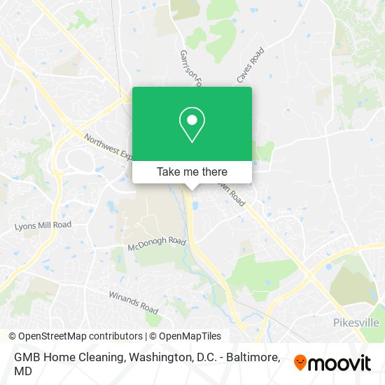 Mapa de GMB Home Cleaning