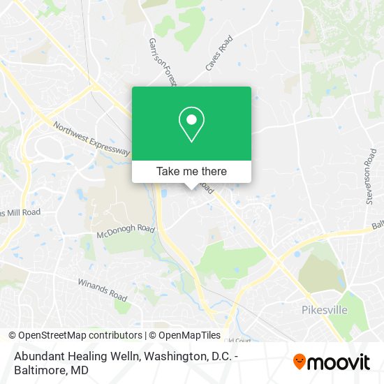 Abundant Healing Welln map