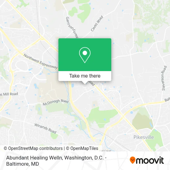 Abundant Healing Welln map