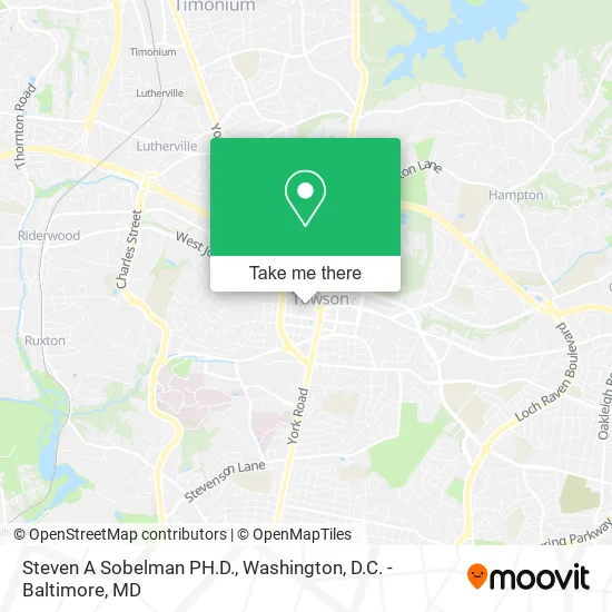 Steven A Sobelman PH.D. map