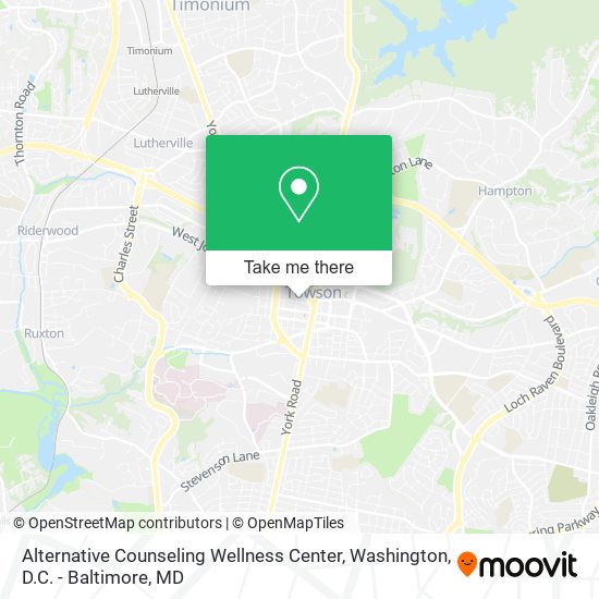 Alternative Counseling Wellness Center map