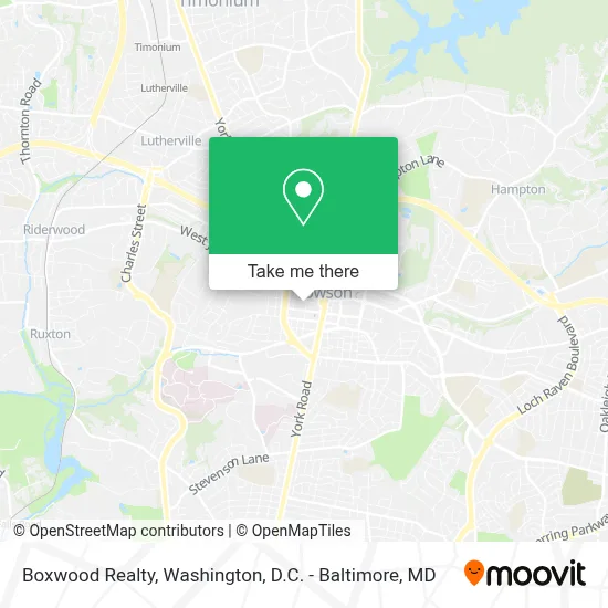 Boxwood Realty map