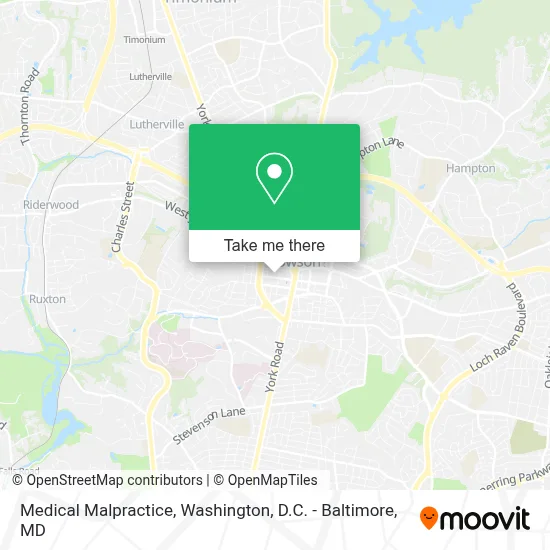 Medical Malpractice map