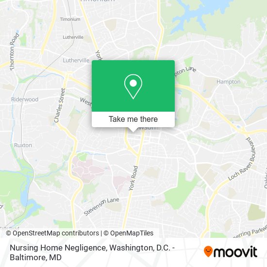 Nursing Home Negligence map