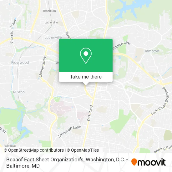 Bcaacf Fact Sheet Organization's map