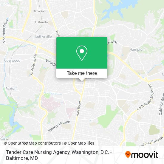 Tender Care Nursing Agency map