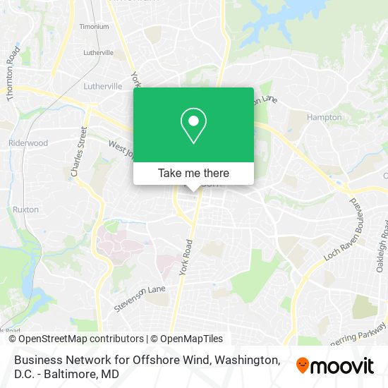 Business Network for Offshore Wind map
