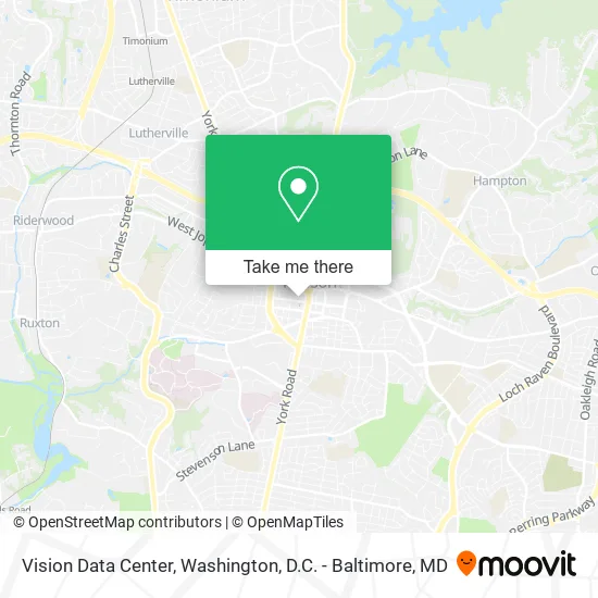 Vision Data Center map