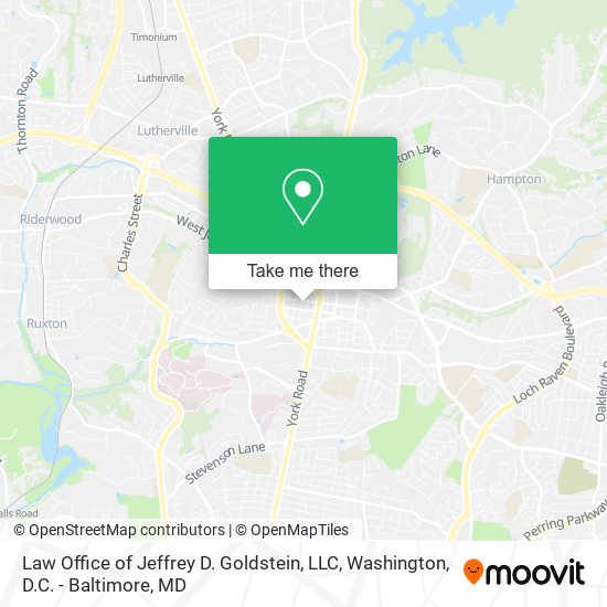 Law Office of Jeffrey D. Goldstein, LLC map