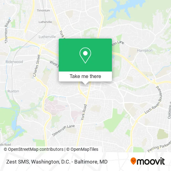 Zest SMS map