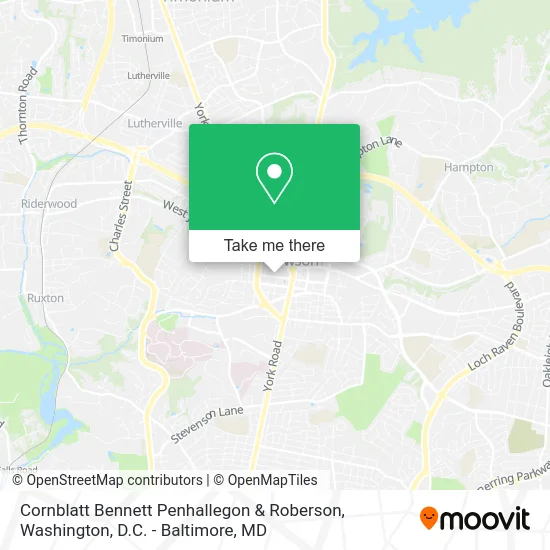 Cornblatt Bennett Penhallegon & Roberson map