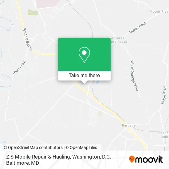 Z.S Mobile Repair & Hauling map
