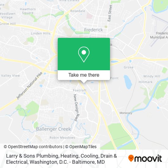 Larry & Sons Plumbing, Heating, Cooling, Drain & Electrical map