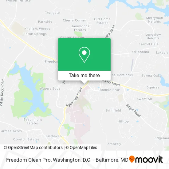 Mapa de Freedom Clean Pro