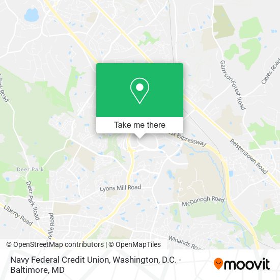 Navy Federal Credit Union map