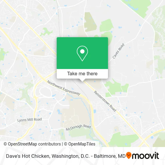 Dave's Hot Chicken map