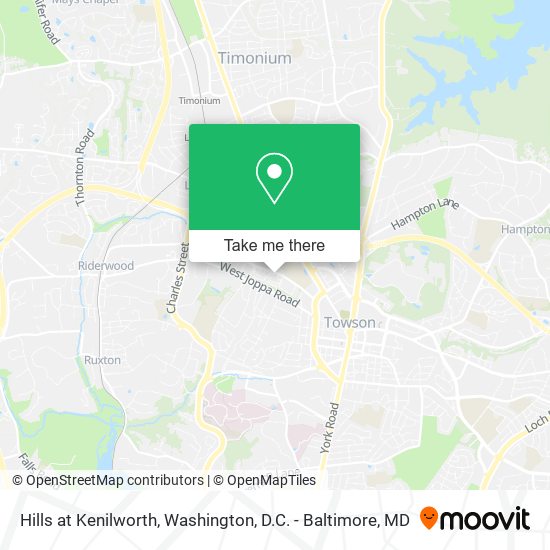 Hills at Kenilworth map