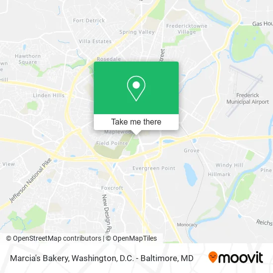 Marcia's Bakery map
